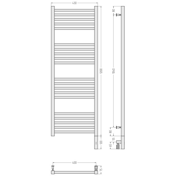Полотенцесушитель электрический Сунержа Модус 3.0 1200x400 провод справа матовый белый (30-5701-1240) Полотенцесушитель электрический Сунержа Модус 3.0 1200x400 провод справа матовый белый (30-5701-1240)