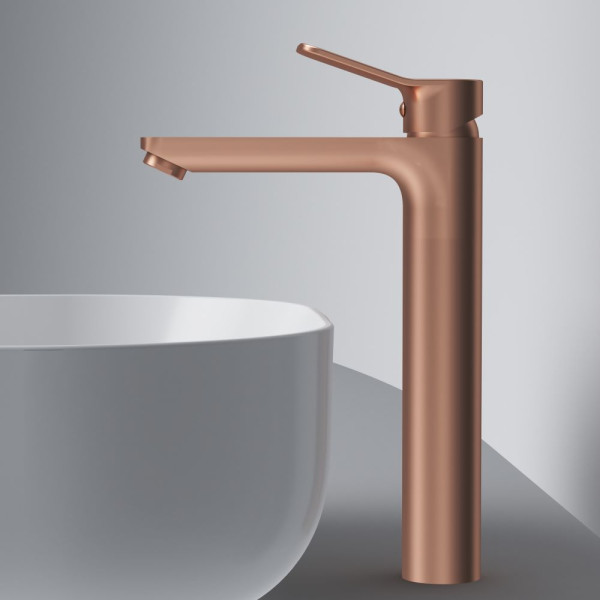 Смеситель для раковины AM.PM X-Joy розовое золото (F85A92044)