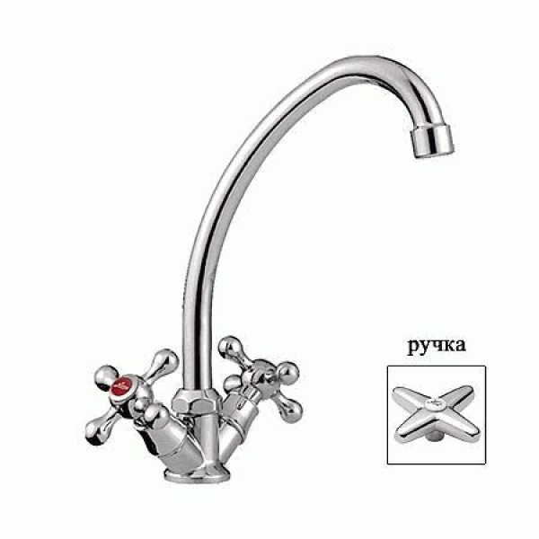 Смеситель для кухни Ledeme хром (L4020) Смеситель для кухни Ledeme хром (L4020)