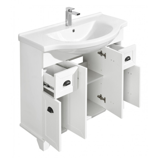 Тумба напольная Aquaton Шарм 970x819x331 белый (1.A224.1.01S.MPO.0)