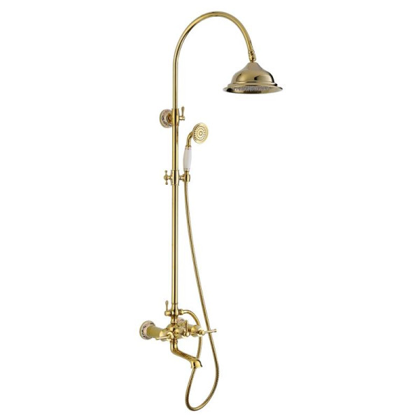 Душевая система Gerhans золотой (K19020G)