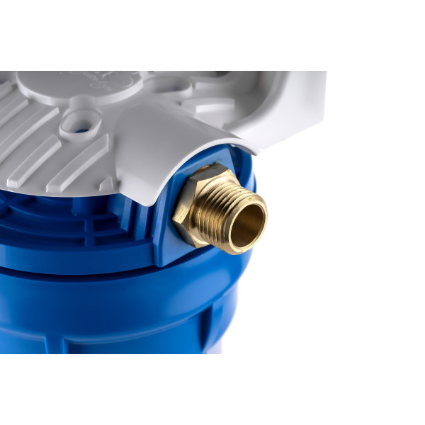 Фильтр колбовый Гейзер 1/2" 10SL (прозрачный, для холодной воды) (50531)