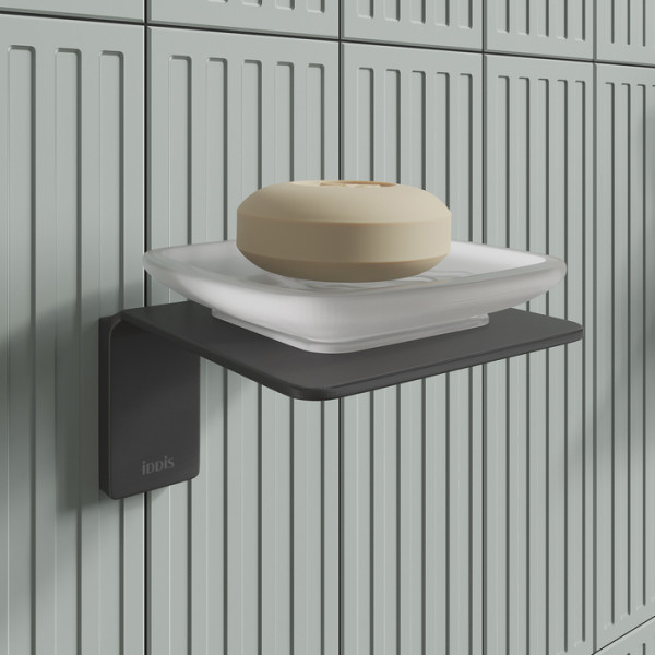 Мыльница матовое стекло сплав металлов Slide графит Iddis (SLIGMG0i42) Мыльница матовое стекло сплав металлов Slide графит Iddis (SLIGMG0i42)