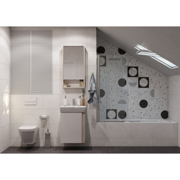 Тумба напольная Aquaton Кантри 472x400x608 белый, дуб верона (1.A257.8.01A.HB2.0)