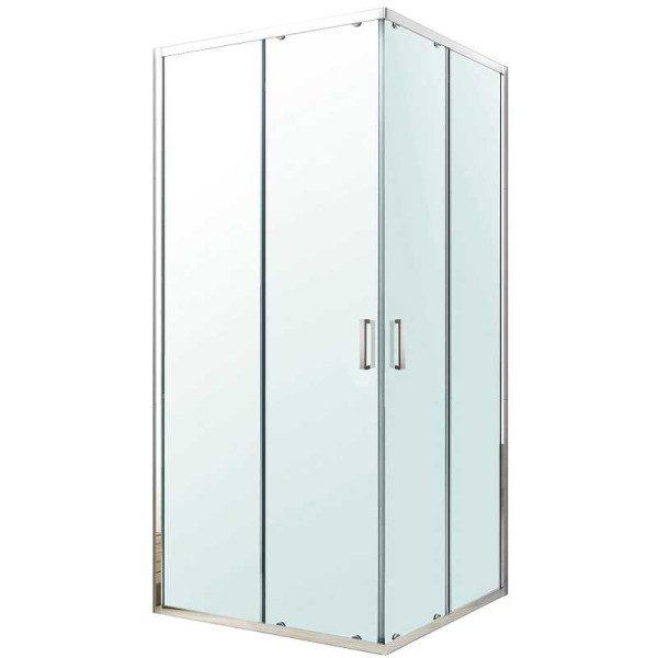 Душевой уголок Berges Solo S 800*800*1900 стекло прозрачное, профиль хром сильвер (61103)