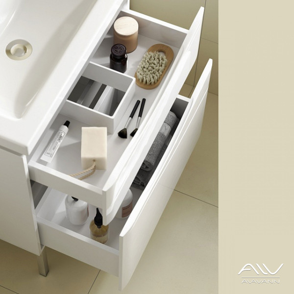 Тумба напольная Alavann Silvia 70 (белая)