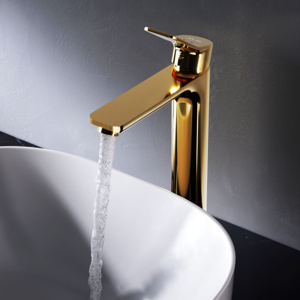 Смеситель для раковины AM.PM X-Joy золото (F85A92099)