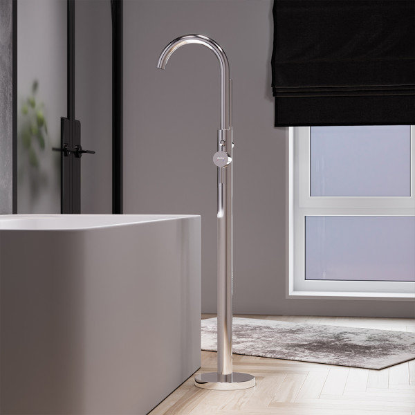 Смеситель для ванны и душа Damixa Scandinavian Pure хром (365000000) Смеситель для ванны и душа Damixa Scandinavian Pure хром (365000000)