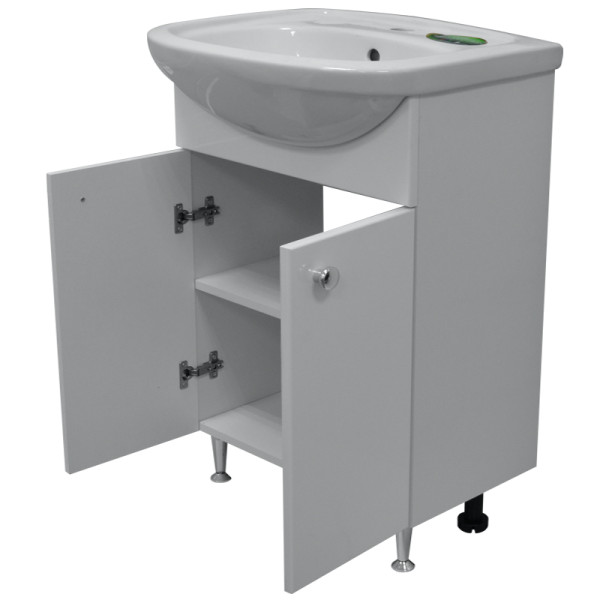 Комплект Тумба Моника New 60 Loranto напольная 62х74х46 с раковиной Арго 60 (CS0007624)