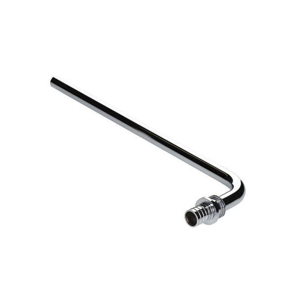 Угол для радиатора 20х15 L=300 мм. с плавным поворотом Valtec PE-Xa VTm.481.PC (хром) VTm.481.PC.002015