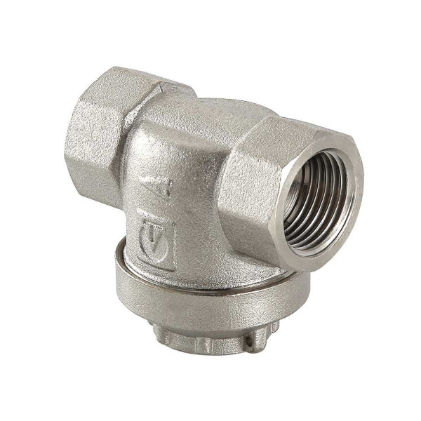 Фильтр прямой 1/2" ВВ с магнитом 300 мкр. Valtec никель (VT.384.N.04)