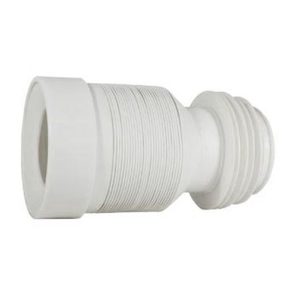 Отвод для унитаза Wirquin гофрированный 110 мм L250-460 мм эконом (Virplast) (70984966)