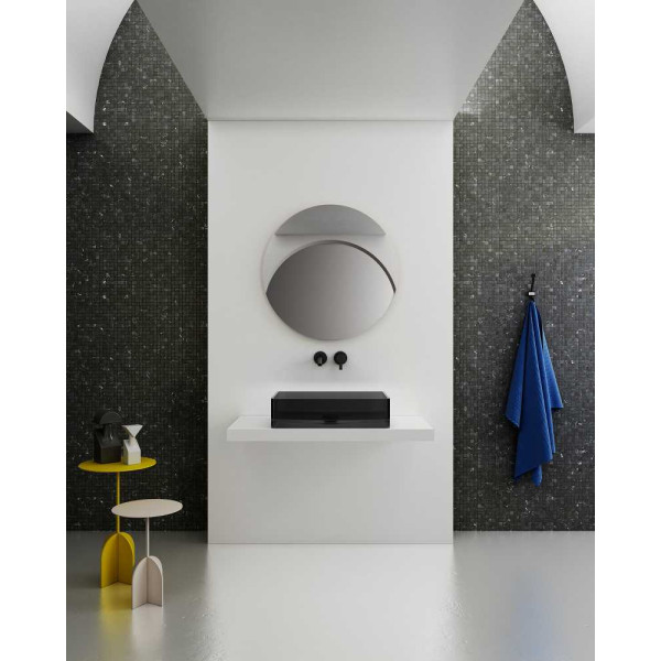 Раковина накладная ABBER Kristall 60x40 черная (AT2803Onyx) Раковина накладная ABBER Kristall 60x40 черная (AT2803Onyx)