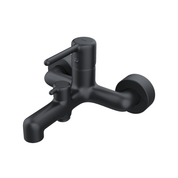 Смеситель для ванны и душа Iddis Aiger черный (AIGBL00i02WA)