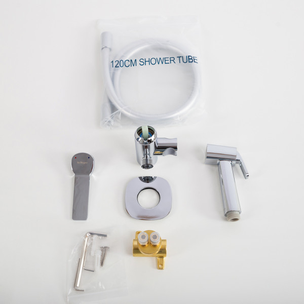 Гигенический душ со смесителем BelBagno (ALBANO-HGN-CRM)