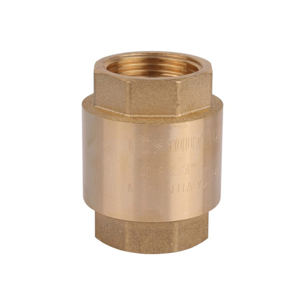 Клапан обратный вертикальный 1" Stout (с пластиковым седлом) SVC-0012-000025 Клапан обратный вертикальный 1" Stout (с пластиковым седлом) SVC-0012-000025