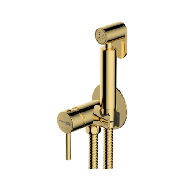 Смеситель с гигиеническим душем встраиваемый WasserKRAFT глянцевое золото (A70738) Смеситель с гигиеническим душем встраиваемый WasserKRAFT глянцевое золото (A70738)