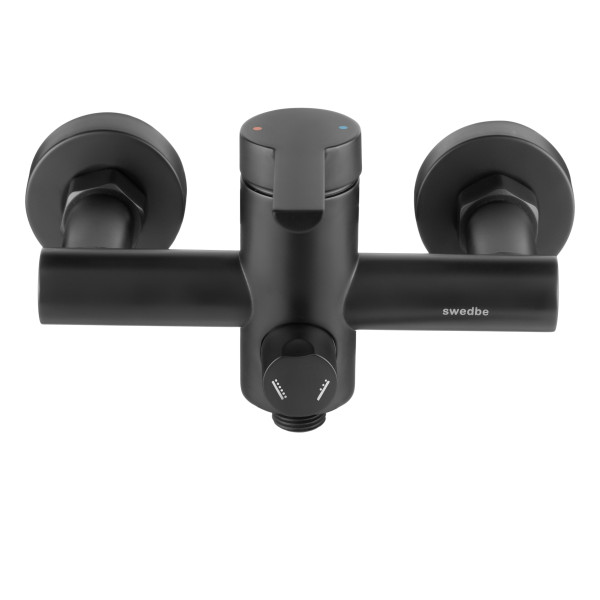 Смеситель для душа Swedbe Diana черный (1025B)