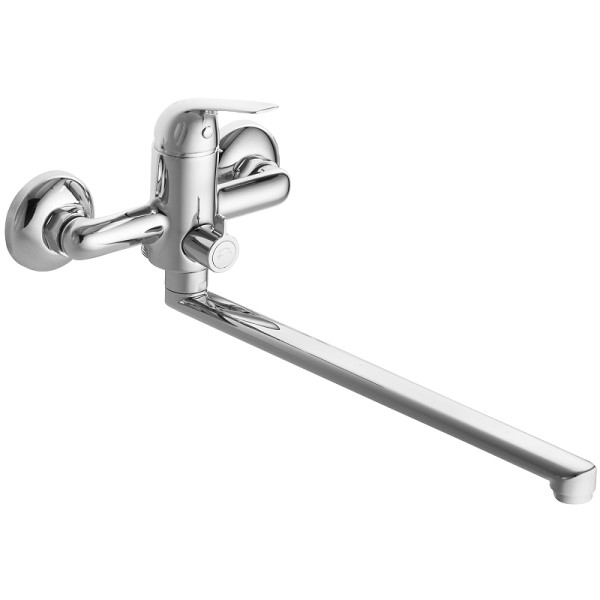 Смеситель для ванны и душа Santek Нико с душевым комплектом хром (WH5A12005C001)