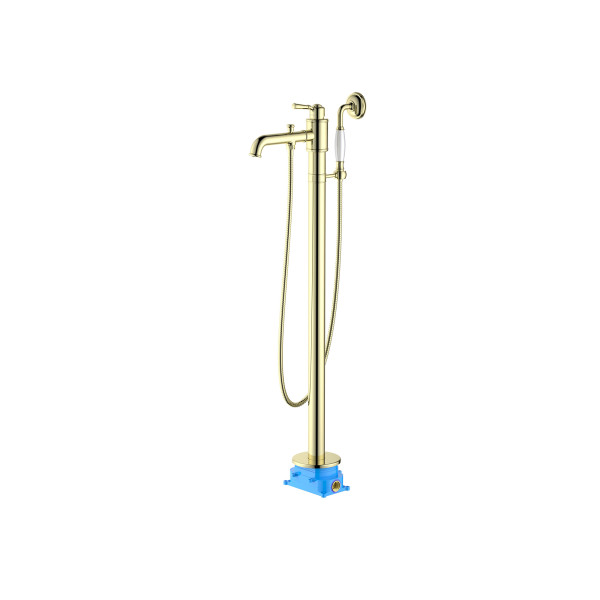 Смеситель напольный Aquatek Классик золотой (AQ1545PG) Смеситель напольный Aquatek Классик золотой (AQ1545PG)