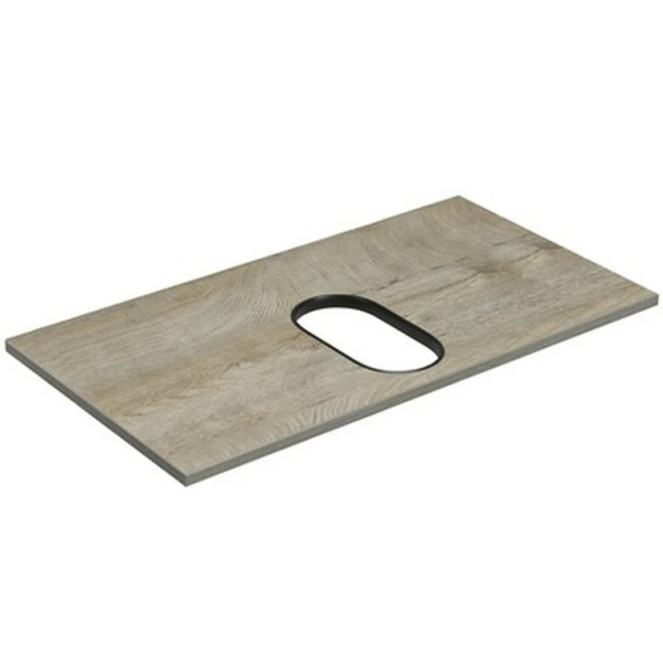 Тумба Aquaton Лофт Фабрик 80 Дуб Эндгрейн/1WH501709 Раковина Одри Soft (квадрат)/1A243003LTDU0 Столешница Дуб Эндгрейн (1A2424K2LTDU0)