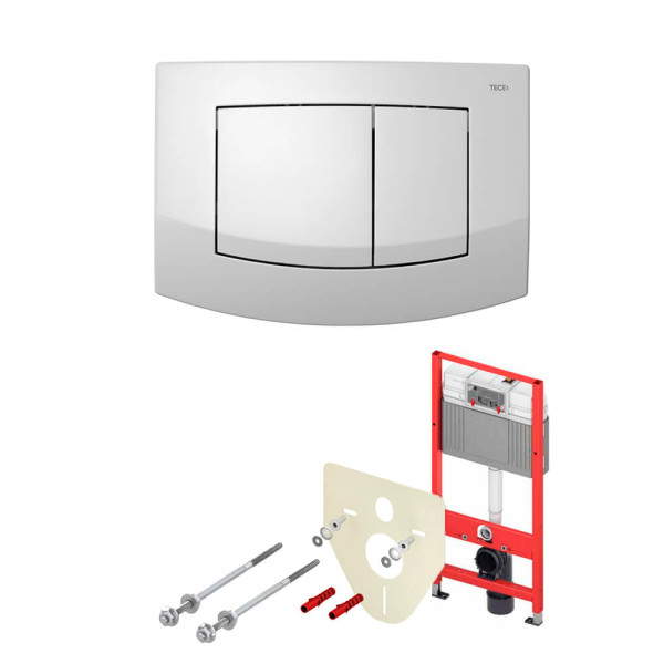 Инсталляция для подвесного унитаза TECE Set 4 в 1" с панелью смыва TECEambia (K440200) Инсталляция для подвесного унитаза TECE Set 4 в 1" с панелью смыва TECEambia (K440200)