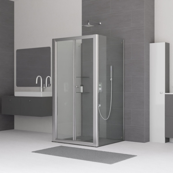 Душевой уголок RGW CL-41 P (CL-21 + 2Z-050-1) 800x1000 стекло прозрачное, профиль хром (04094180-011P)