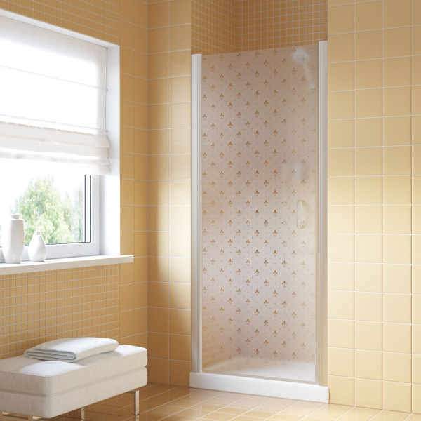 Душевая дверь Vegas Glass 65х190 EP 65 07 R05 L/R стекло флёр-де-лис