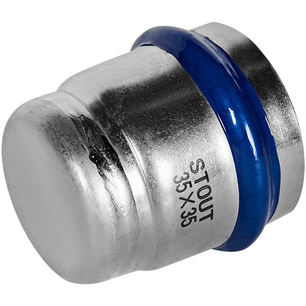 Заглушка 35 Stout SSS-2025 ВПр (нерж.ст., пресс) SSS-2025-000035
