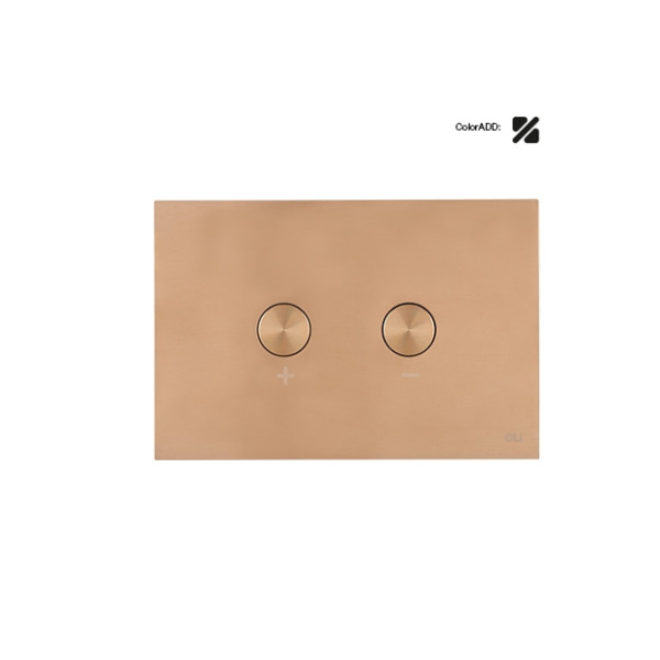 Клавиша смывная Oli Blink бронзовый (878782) Клавиша смывная Oli Blink бронзовый (878782)