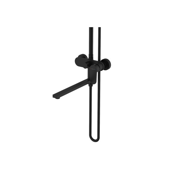 Душевая система Aquatek Ника черный матовый (AQ2840MB)