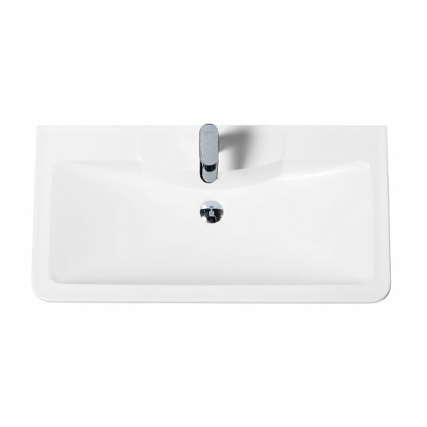 Раковина встраиваемая BelBagno 100 белая (BB1000/455-LV-MR-ALR)