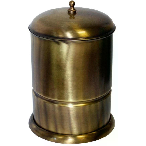 Ведро для мусора Boheme Medici 33x21x21 бронза (10608)