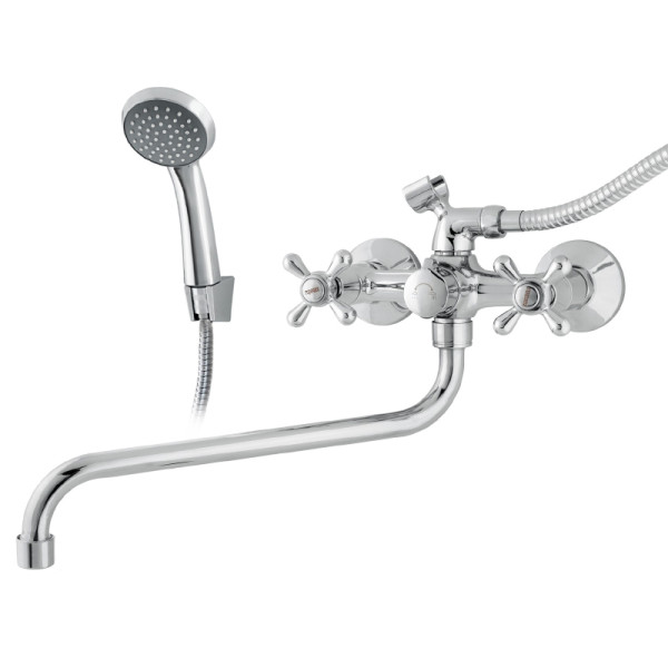 Смеситель для ванны и душа Melodia della vita Cross хром (MDV32541)