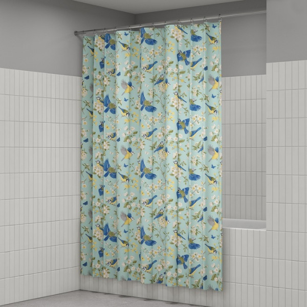 Шторка для ванн текстильная Iddis Base 180x200 зеленая (BP03P18i11)