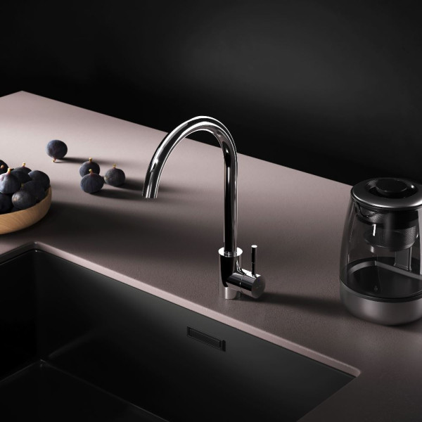 Смеситель для кухни AM.PM X-Joy S с С-изливом хром (F85B07100)