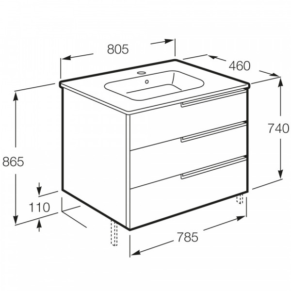 Тумба напольная Roca Victoria Nord Ice Edition 786x450x735 белый (Z.RU93.0.283.5) Тумба напольная Roca Victoria Nord Ice Edition 786x450x735 белый (Z.RU93.0.283.5)