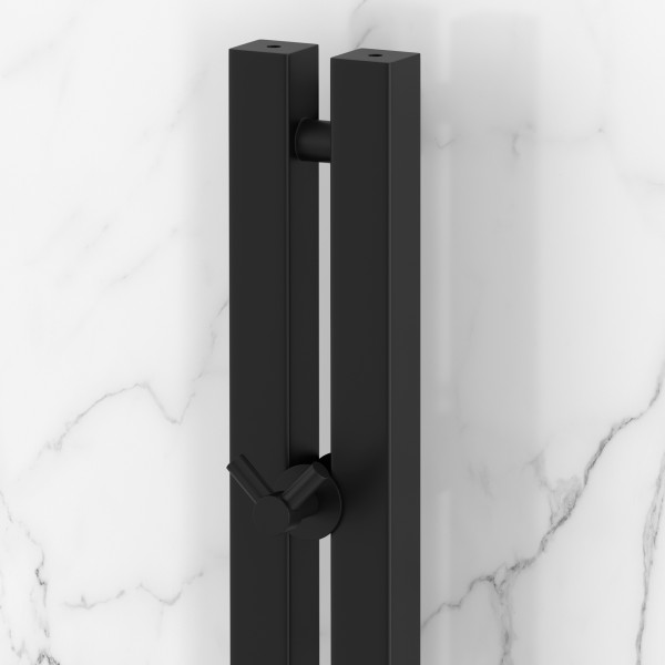 Полотенцесушитель водяной Сунержа Фьорд PRO 1200x50 матовый чёрный (31-0458-1250)