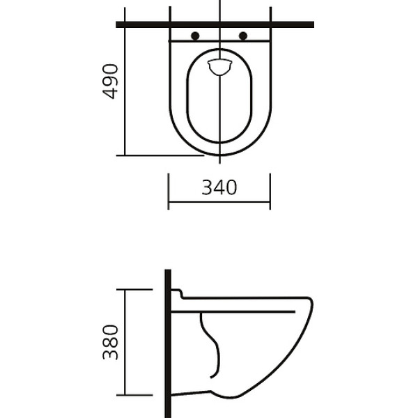 Унитаз подвесной Sanita Luxe Attica Black с сиденьем с микролифт