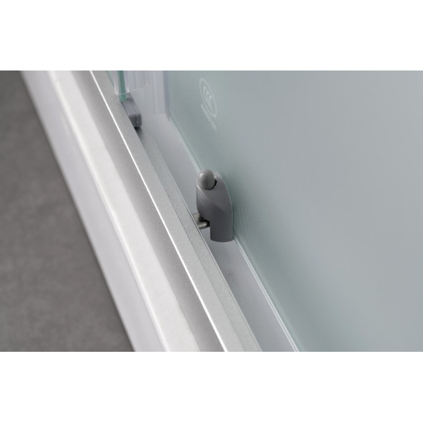 Душевая кабина Loranto 80x100x215 стекло матовое, профиль сатин (CS-5180-13R F)