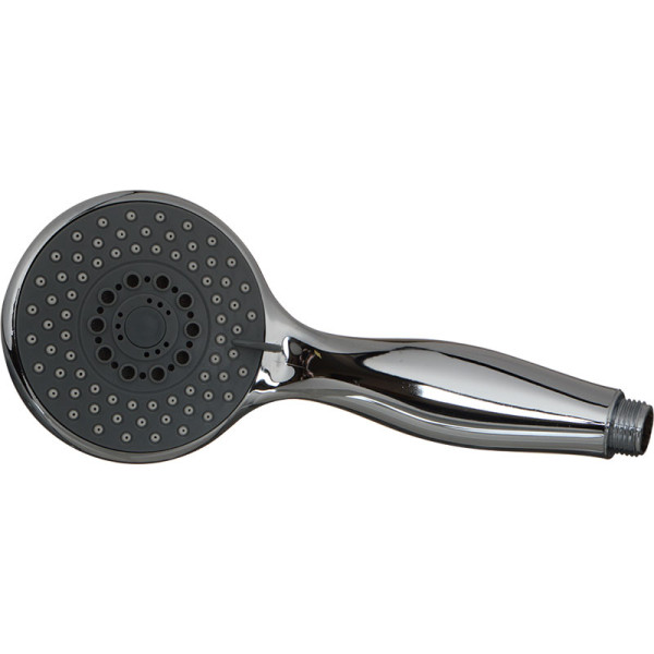 Душевая лейка Melodia 100 мм 3 функции, хром/серый (MKP20419)