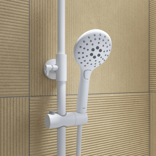 Душевая система Iddis Ray белая (RAYWT3Fi06)