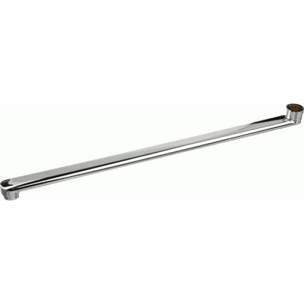 Излив Melodia для смесителя для ванны плоский L-образный с аэратором 50см (MKP20704P)