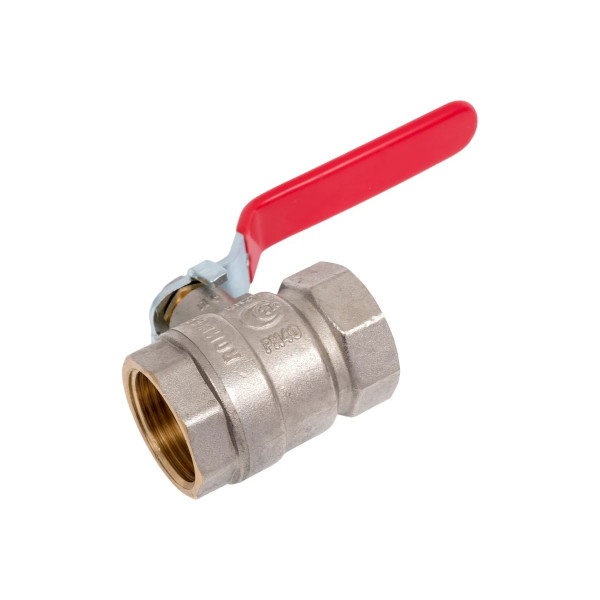 Кран 1" ВВ шаровый Rommer (ГОСТ, красная ручка) RBV-0001-2110325 Кран 1" ВВ шаровый Rommer (ГОСТ, красная ручка) RBV-0001-2110325