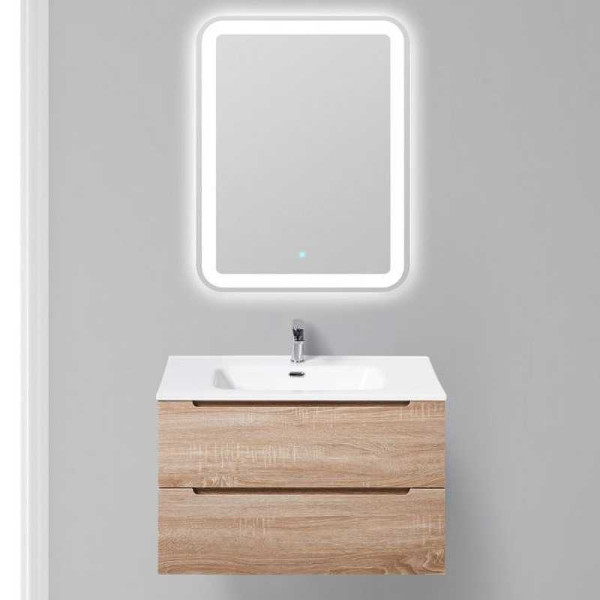 Тумба подвесная BelBagno Etna 80 Rovere Bianco (ETNA-800-2C-SO-WO-P)