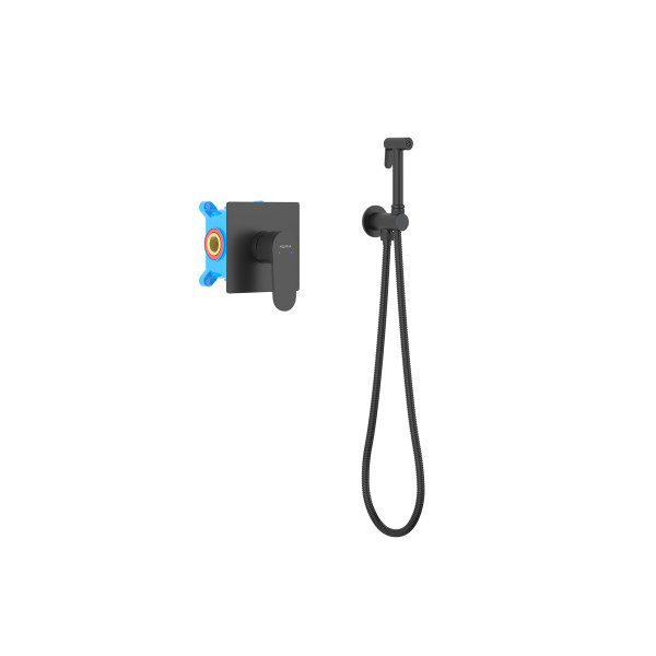 Смеситель с гигиеническим душем Aquatek Оберон черный матовый (AQ1219MB) Смеситель с гигиеническим душем Aquatek Оберон черный матовый (AQ1219MB)