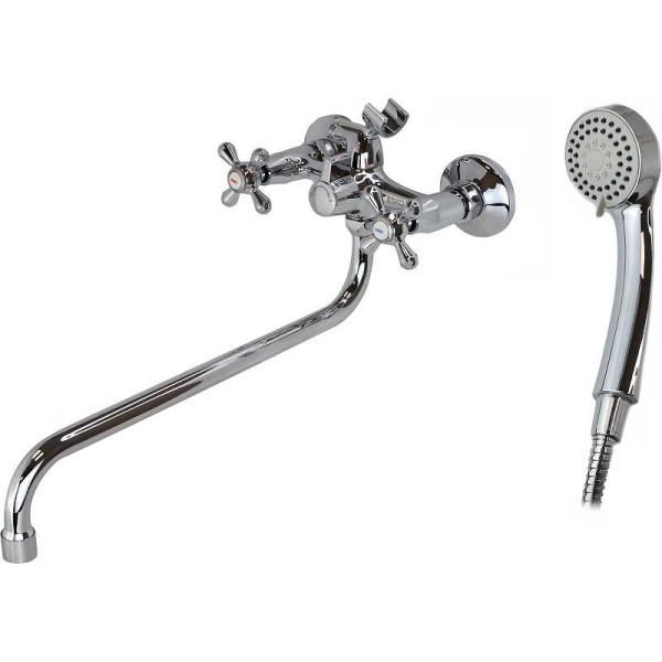 Смеситель для ванны и душа Esko Vienna с душевым набором хром (VN 31-2) Смеситель для ванны и душа Esko Vienna с душевым набором хром (VN 31-2)