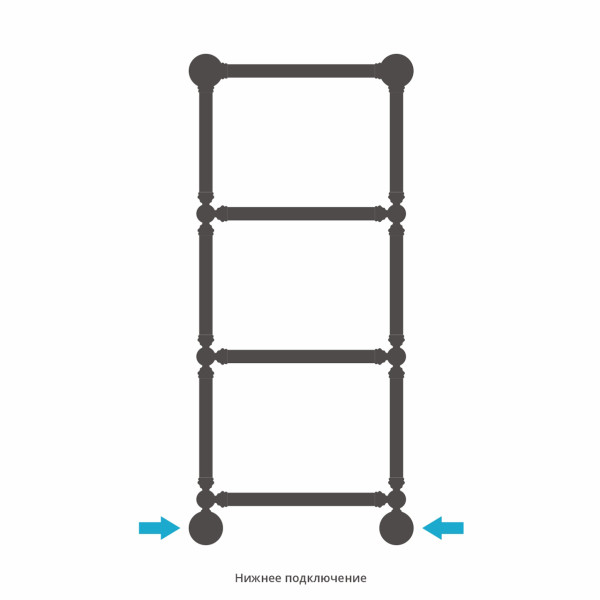 Полотенцесушитель водяной Сунержа Ренессанс 1386 960x400 белый (12-0281-9640) Полотенцесушитель водяной Сунержа Ренессанс 1386 960x400 белый (12-0281-9640)