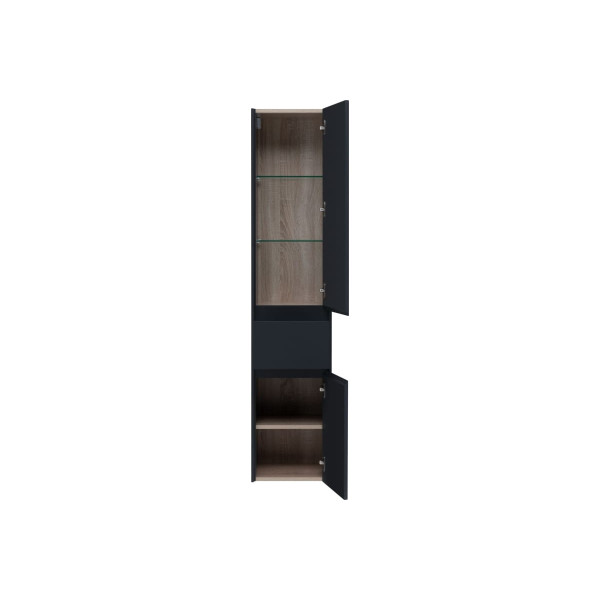 Пенал подвесной Aquanet Бруклин 35x30,9x162,5 черный, R (00310138) Пенал подвесной Aquanet Бруклин 35x30,9x162,5 черный, R (00310138)