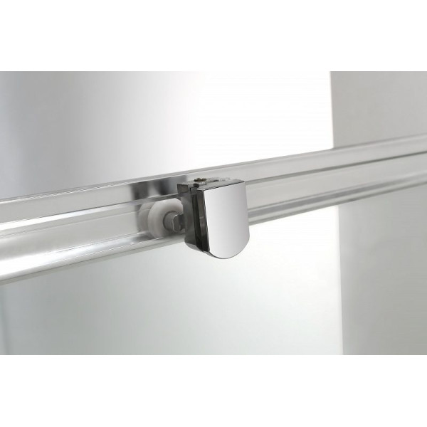 Душевая дверь BandHours Loft 120-135D 120/135х190 стекло прозрачное, профиль полированный хром